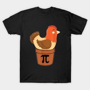 Chicken Pot Pi Shirt, Funny Math Day Gift T-Shirt T-Shirt